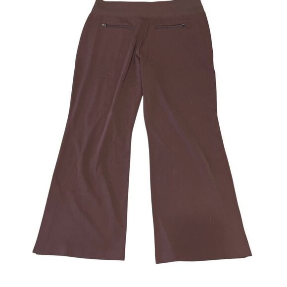 Athleta Venice Flare Pull-On Pants Mahogany Brown Athleisure size XL X-Large - Picture 2 of 9